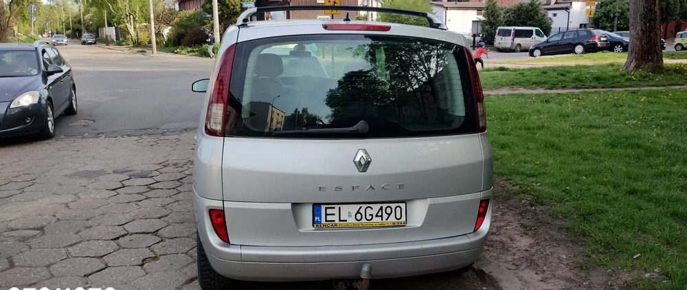 Renault Espace cena 17500 przebieg: 327900, rok produkcji 2006 z Łódź małe 106